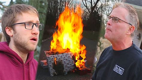 Psycho Dad Torches Christmas Presents Youtube