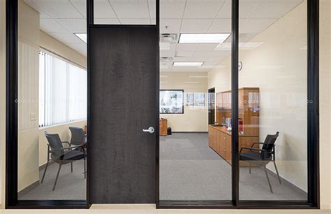Dy constructions australia can supply and install most types of interior glass doors that are required as part of an office fitout. Series 487-AR Double Glaze Interior Office Partition System