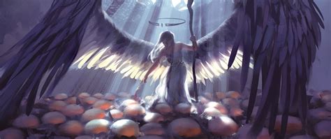 2560x1080 angel fantasy artwork 2560x1080 resolution hd 4k wallpapers images backgrounds