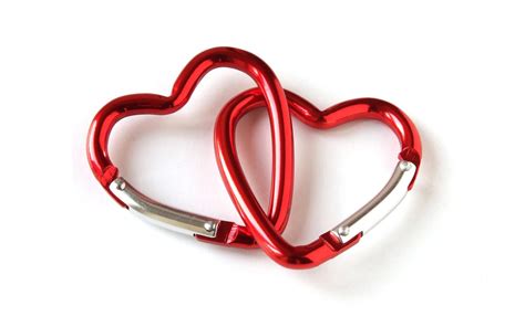 Download Really Cool Love Heart Shaped Carabiners Wallpaper