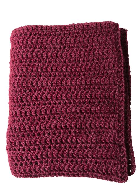 Maroon Throw Blankets Homemade Blankets Chunky Afghan Crochet Throw