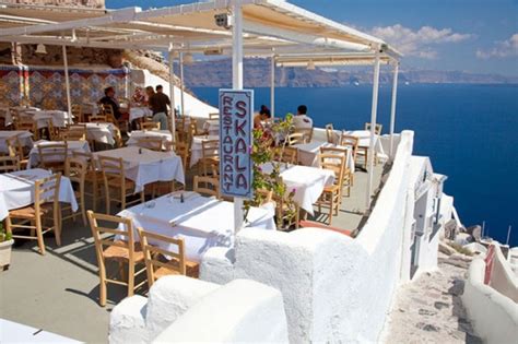 Skala Restaurant Oia Santorini Hertravelogue