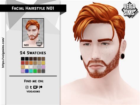 Facial Hair Style N01 The Sims 4 Create A Sim Curseforge