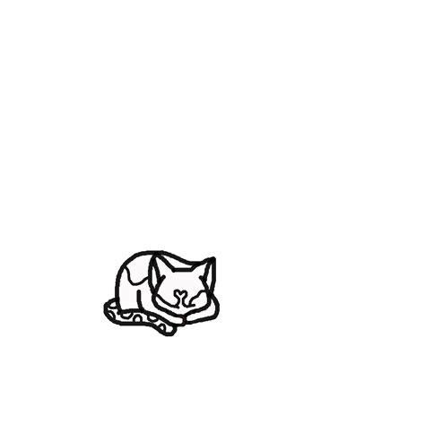 Sleeping Cat Animation by Rainikit on DeviantArt