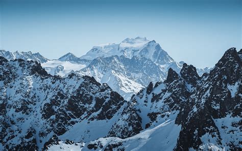 Download Wallpaper 3840x2400 Mountains Peak Alps Snowy