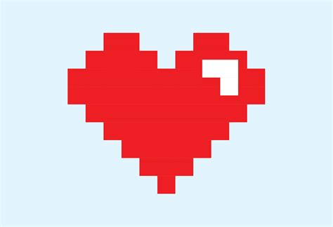 8 Bit Heart Pixel Icon Pixel Tattoo Pixel Retro Gaming Art