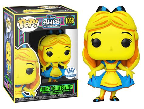Funko Pop Disney 1058 Alice In Wonderland Alice Curtsying Black