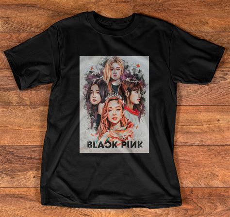 Blackpink Merch T Shirt Black Pink Kpop Shirtblack Pink Etsy