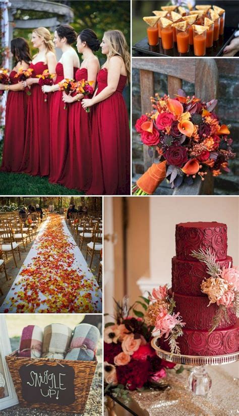 55 Beautiful Vintage Fall Wedding Colors Ideas Rustic Fall Wedding