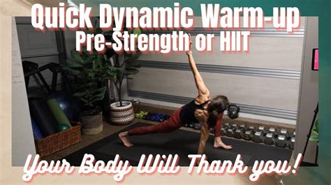 Quick Total Body Warm Up For HIIT Or Strength Workouts Warmup