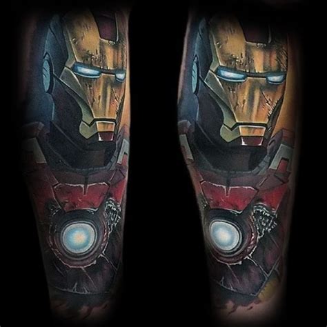 70 Iron Man Tattoo Designs For Men Tony Stark Ink Ideas Tattoo Trend