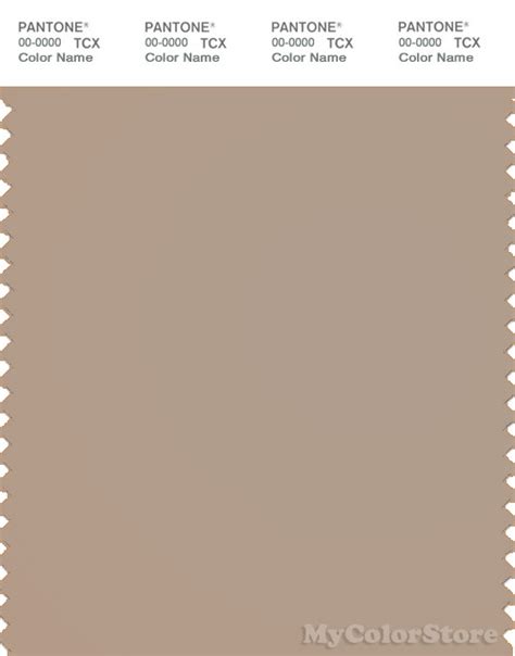 Pantone Smart 16 1210 Tcx Color Swatch Card Pantone Light Taupe