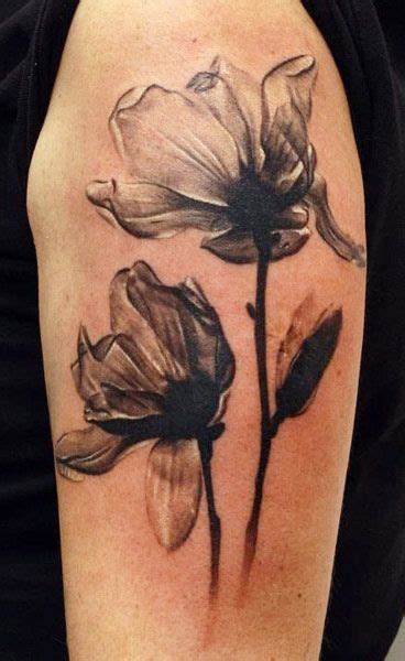 Flowers Tattoo By Sergey Gas Post 7978 Abstract Flower Tattoos