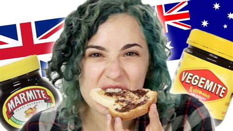 What does vegemite taste like. Marmite Vs Vegemite: American Taste Test - YouTube