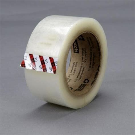 Scotch Box Sealing Tape 371 Clear 48 Mm X 50 M 36 Per Case Bulk 3m