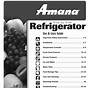 Amana Refrigerator Troubleshooting Manual