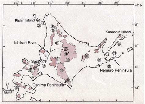 Physical map of australia (deserts, mountains and states). Location map of studied site in Hokkaido. 1. Numaura Mire, Rishiri... | Download Scientific Diagram