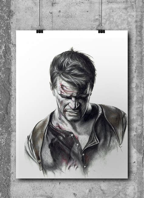 Nathan Drakeuncharted Wil Shrike Art