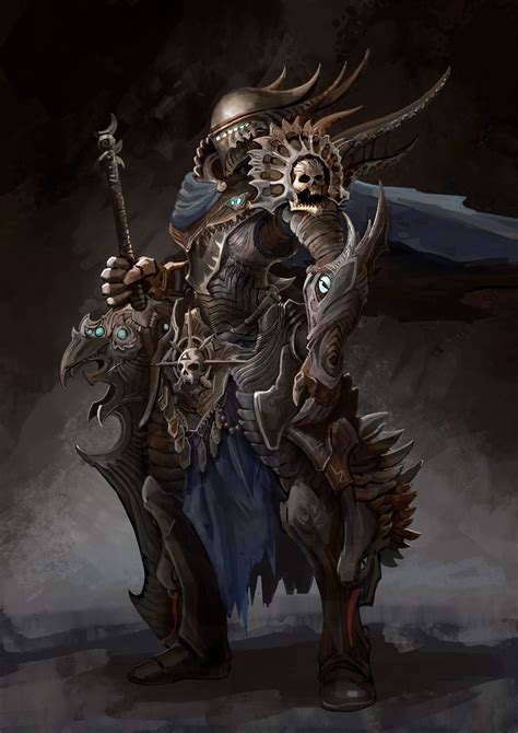 Artstation Chaos Knight Armor Yaroslav Golubev Dark Fantasy Art