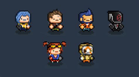 Borderlands 2 Enter The Gungeon Style Sprites By Rockfin Pixel Art