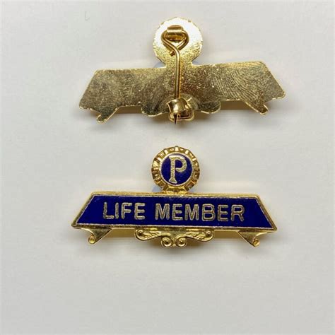 Life Members Gilt Badge Discontinued Item Probus Supplies