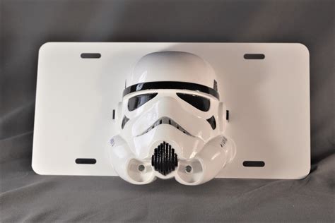 Star Wars Storm Trooper Custom 3d License Plate Etsy