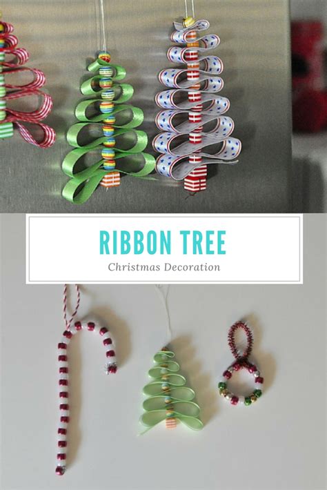 Ribbon Christmas Tree Decoration Be A Fun Mum