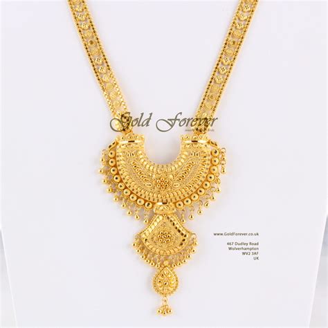 22 Carat Indian Gold Long Necklace 579 Grams Codels1118003 Gold Forever
