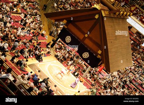 The Sumo Hall Of Ryogoku Stock Photo Alamy