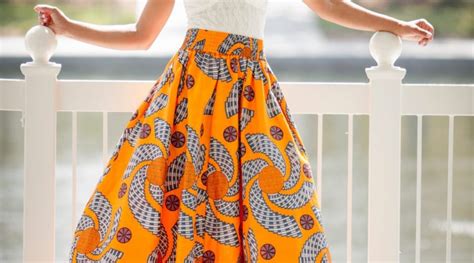 High Waisted African Print Maxi Skirt With Side Pockets Come Style