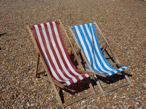 Check out our beach deck chair selection for the very best in unique or custom, handmade pieces from our patio furniture shops. Traditional wood and canvas deck chair | Deck chairs ...