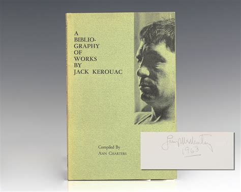 A Bibliography Of Works By Jack Kerouac Raptis Rare Books Fine