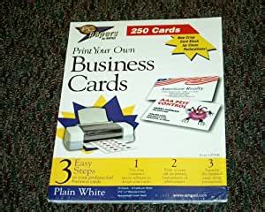 The amazon business visa doesn't earn you amazon or chase points. Amazon.com : Business Cards : Business Card Stock : Office Products