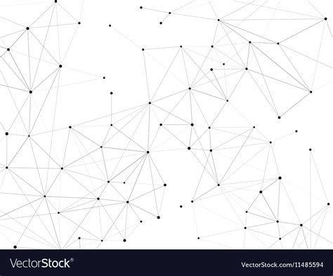 Connected Dots Background Royalty Free Vector Image