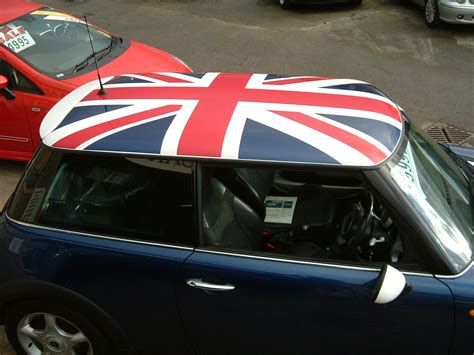 The Green I Signs Blog Mini Cooper Roof Stripes And Union Jack