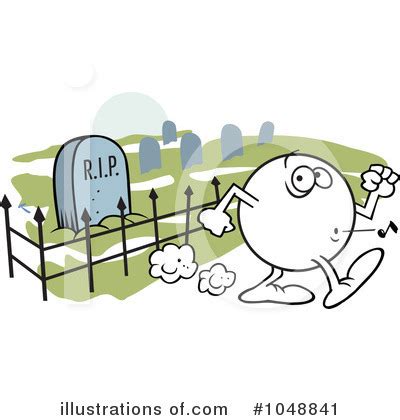Graveyard Clipart #1243326 - Illustration by Johnny Sajem