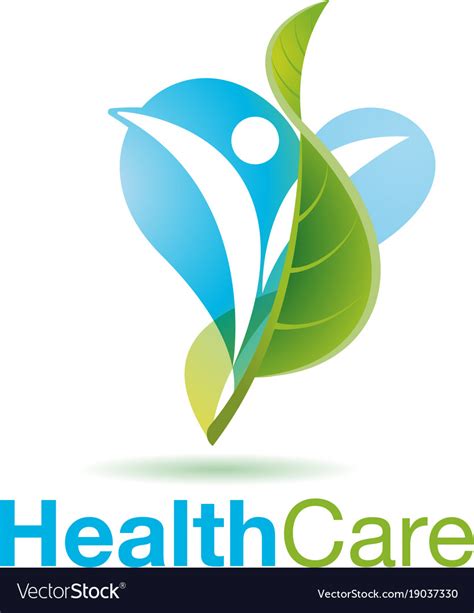 Healthy People Logo Medical Logo Design Concept Vector Image