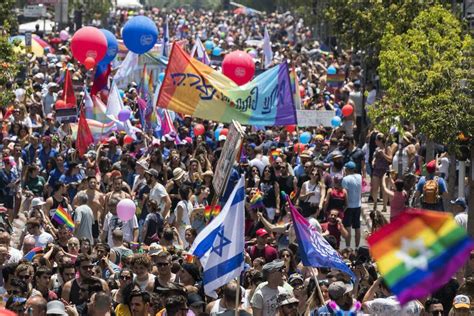 Gay Pride Parade In Tel Aviv Israel What Gay Pride Looks Like In The