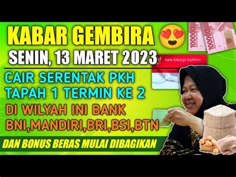 Kabar Gembira Senin Maret Cair Serentak Pkh Di Wilayan Ini Bni