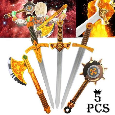 Buy 5pcs 26 Assorted Eva Foam Toy Swords Set Warrior