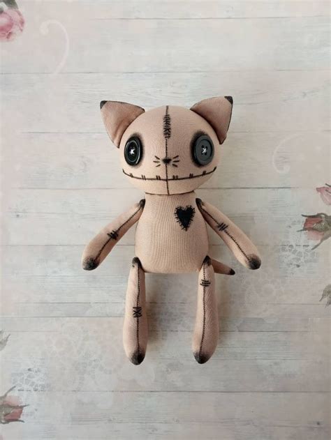 Check spelling or type a new query. 8 Cat stuffed animal Spooky cat doll handmade Goth decor ...
