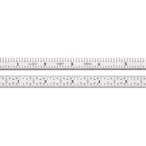 Starrett Full Flexible Steel Rule With Satin Chrome Finish Quick