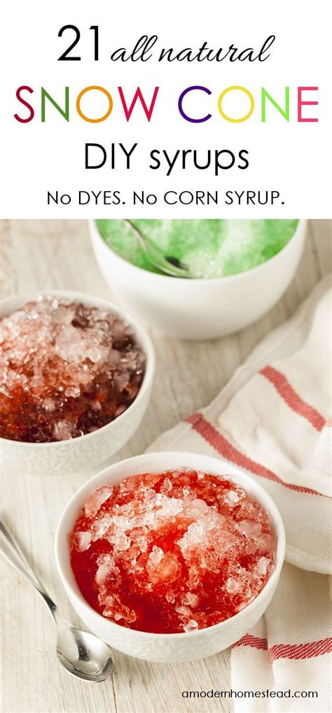Snow Cone Syrup 3 Flavors Recipe Food Snow Cones Snow Cone Syrup
