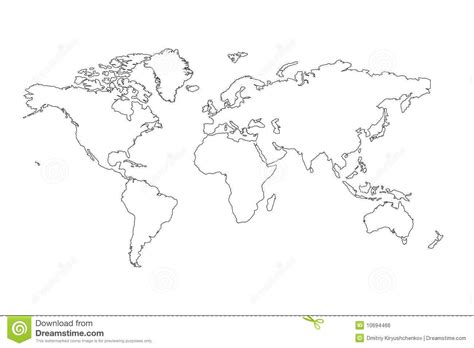 World Map Outline World Outline World Map With Countries 939