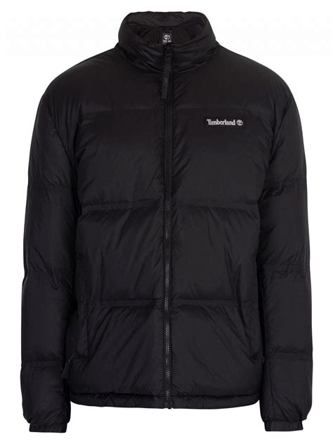 Timberland Synthetic Black Down Puffer Jacket For Men Lyst