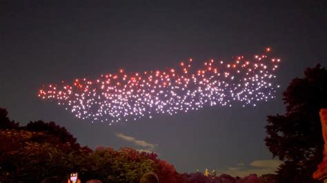 Drones Fly Over Central Park In New York City All Three Performances YouTube