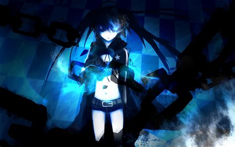 We did not find results for: Blue Black Rock Shooter blue eyes twintails anime chains anime girls glowing eyes black hair ...
