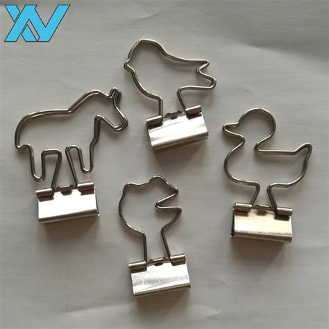 19mm Metal Binder Paper Clips Animal Design Metal Bulldog Clip Buy