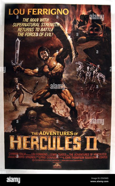 Lou Ferrigno Hercules Poster