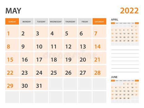 Kalender 2022 Templatesseptember 2022 Jaar Maandelijkse Planner Desk